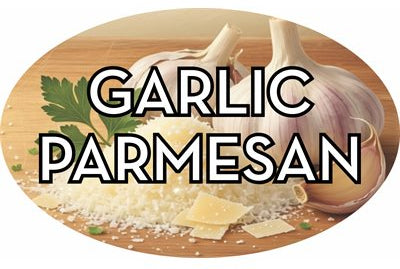 Garlic Parmesan Flavor Label