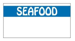 SEAFOOD Blue Price Gun Labels for Monarch Model 1110