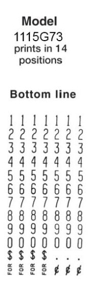 Monarch 1115-73 Price Gun Labeler