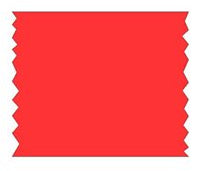 BLANK RED w/ SERRATED EDGE Price Gun Labels for Monarch Model 1151/52/53