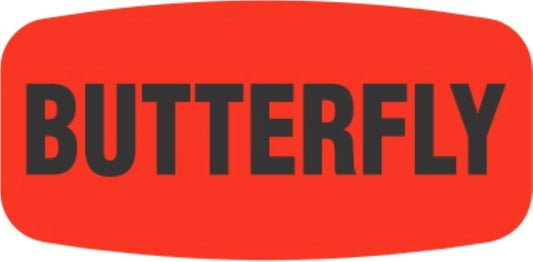 Butterfly DayGlo Label - 10 MIN