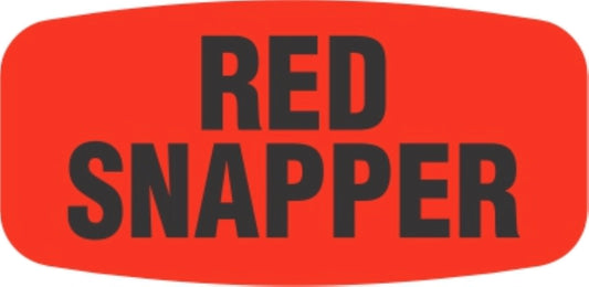 Red Snapper DayGlo Label
