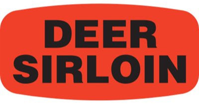 Deer Sirloin DayGlo Label