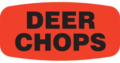 Deer Chops DayGlo Label