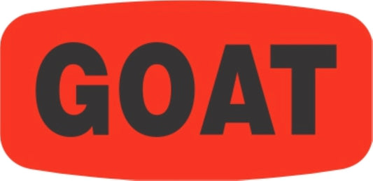 Goat DayGlo Label - 10 MIN