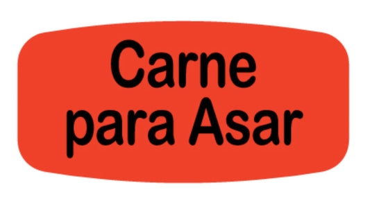 Carne para Asar Label