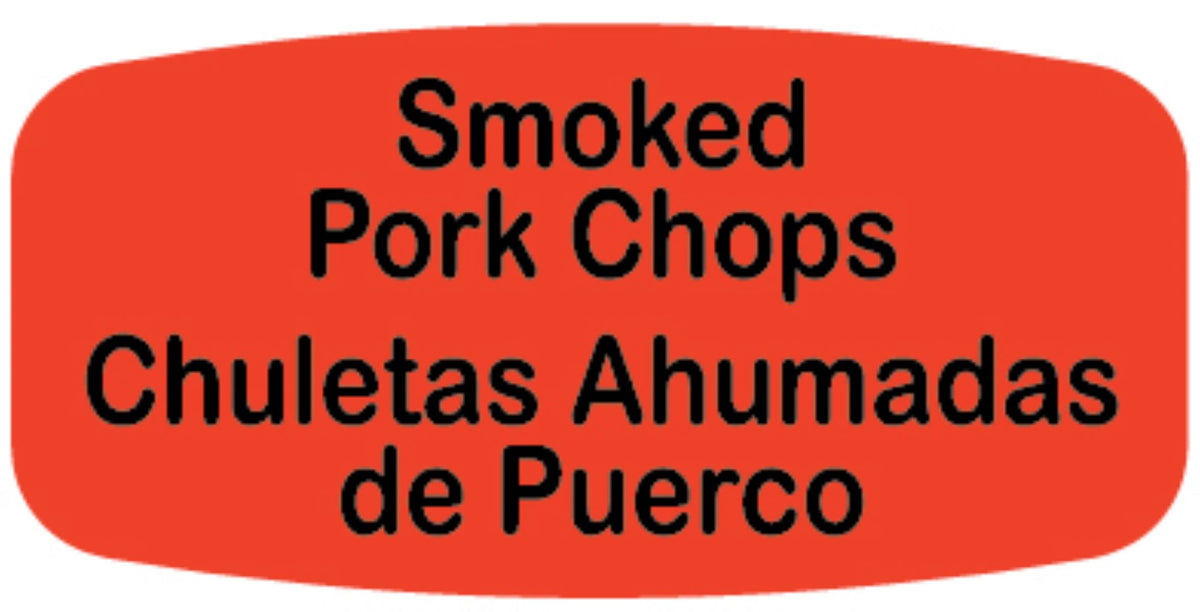 Smoked Pork Chops / Chuletas Ahumadas de Puerco DayGlo Label