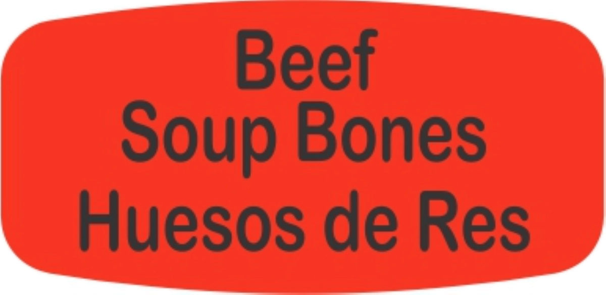 Beef Soup Bones / Huesos de Res Dayglo Label - 10 MIN