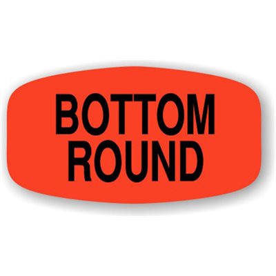 Bottom Round Dayglo Label