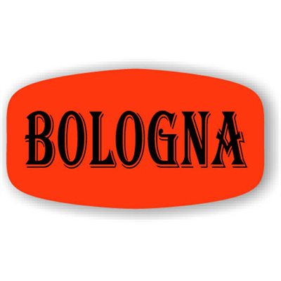 Bologna DayGlo Label