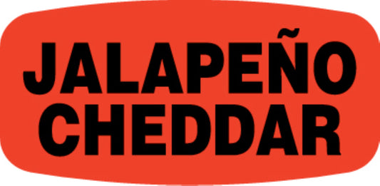 Jalapeno Cheddar DayGlo Label - 10 MIN