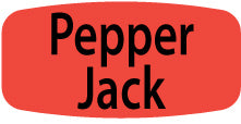 Pepper Jack Dayglo Labels, Pepper Jack Cheese Stickers (Copy)