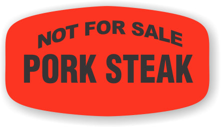 Pork Steak Not For Sale Labels, Pork Steak Not For Sale Stickers
