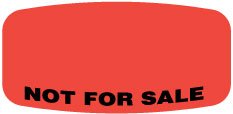 Not For Sale Write On Labels, Stickers