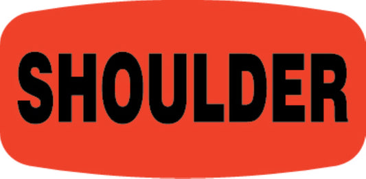Shoulder DayGlo Label - 10 MIN