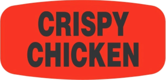 Crispy Chicken Dayglo Label - 10 MIN