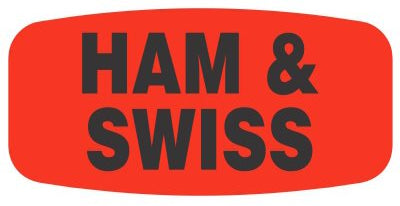 Ham & Swiss DayGlo Label