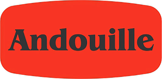 Andouille Dayglo Label