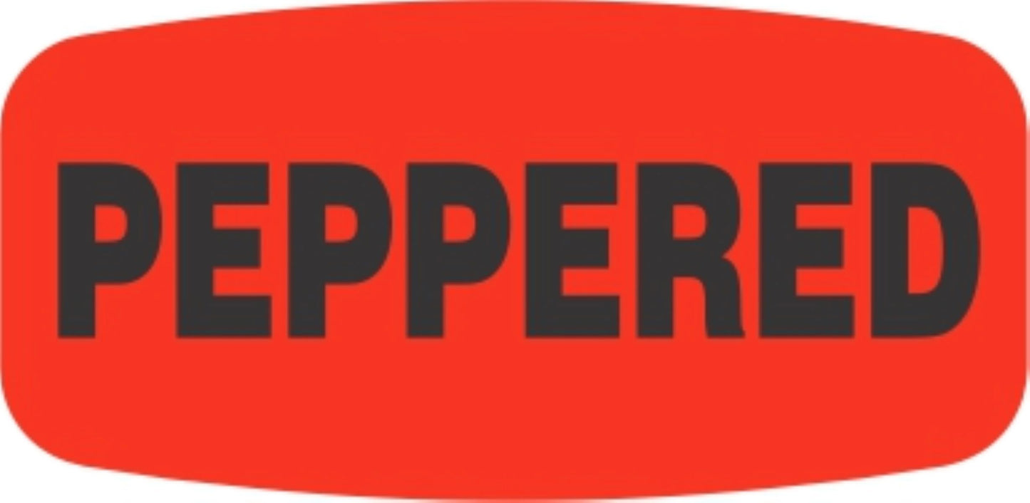 Peppered DayGlo Label - 10 MIN
