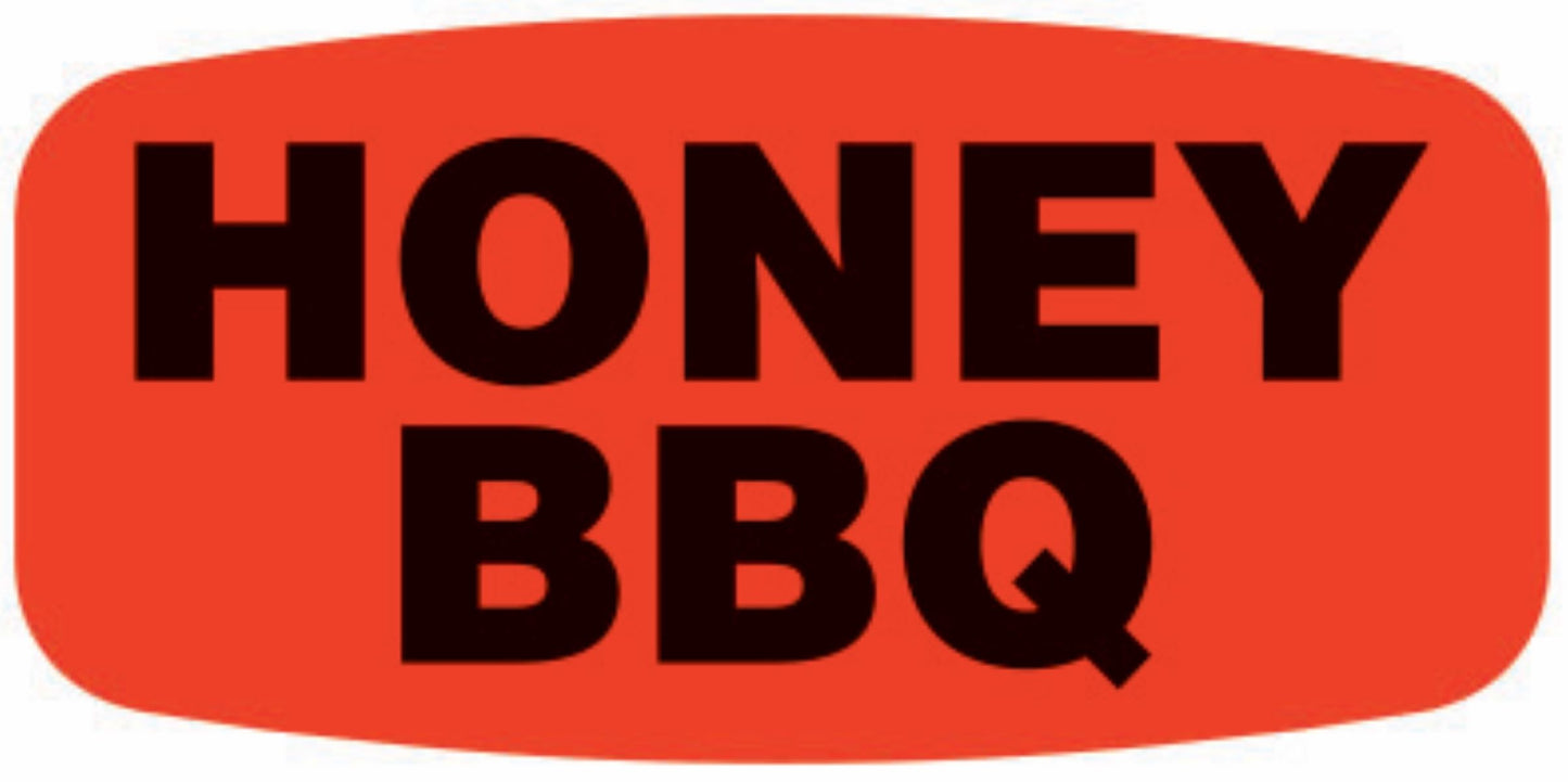 Honey BBQ DayGlo Label - 10 MIN
