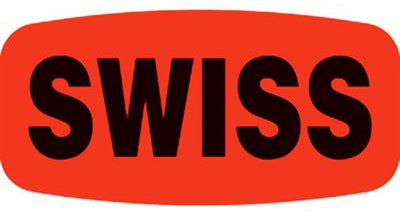 Swiss DayGlo Label