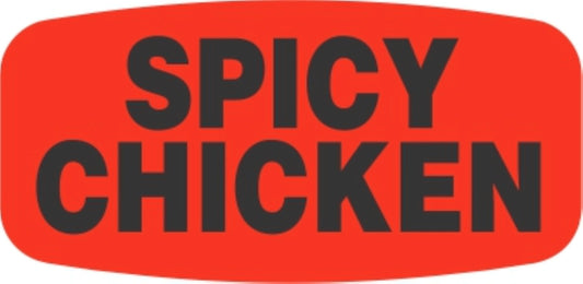 Spicy Chicken Dayglo Label - 10 MIN