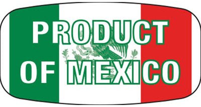 Product of Mexico Label