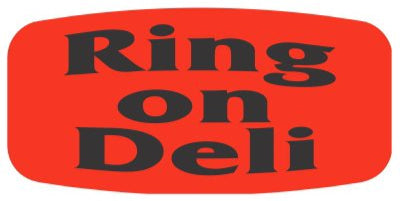 Ring On Deli DayGlo Label
