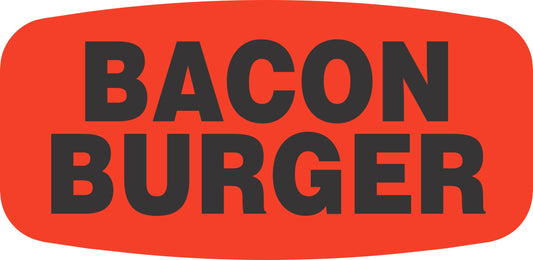 Bacon Burger DayGlo Label - 10 MIN