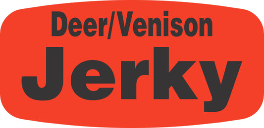 Deer/Venison Jerky DayGlo Label