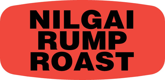 Nilgai Rump Roast Label