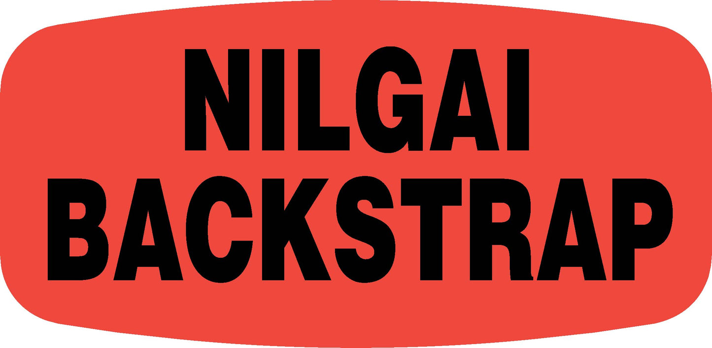 Nilgai Backstrap Label