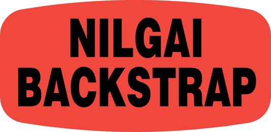 Nilgai Backstrap Label