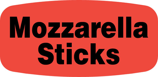 Mozzarella Sticks DayGlo Label - 10 MIN