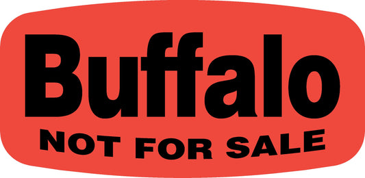 Buffalo NOT FOR SALE Label
