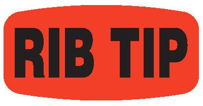 Rib Tip DayGlo Label