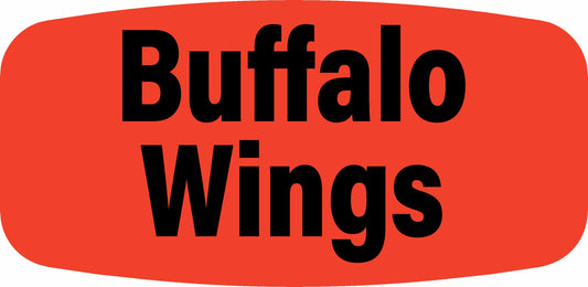 Buffalo Wings DayGlo Label - 10 MIN