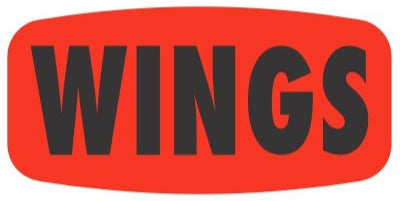 Wings DayGlo Label