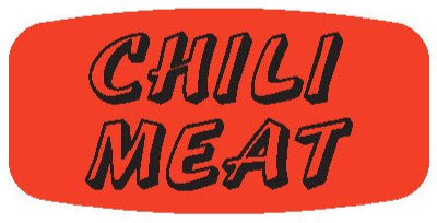 Chili Meat DayGlo Label