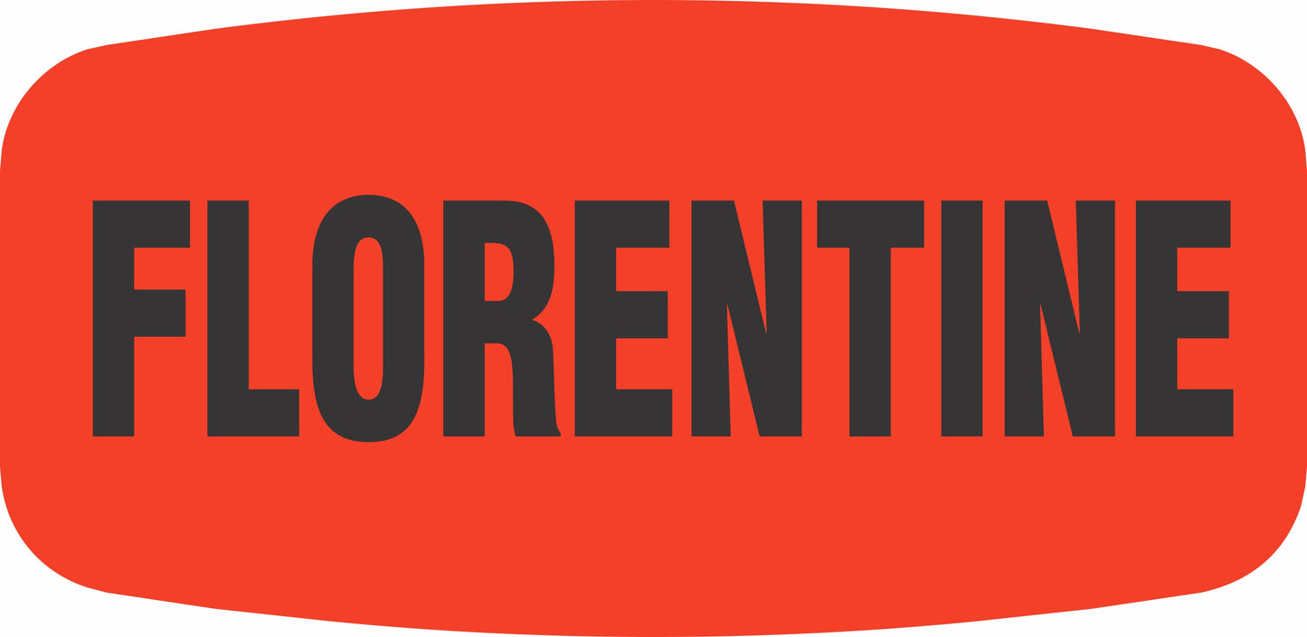 Florentine DayGlo Label