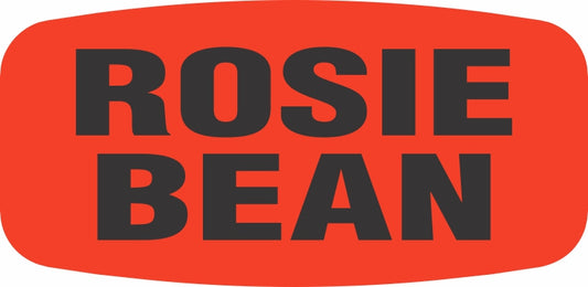 Rosie Bean DayGlo Label