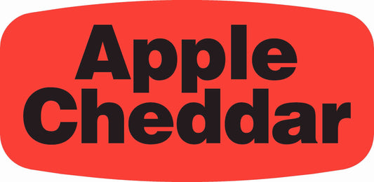 Apple Cheddar DayGlo Label - 10 MIN
