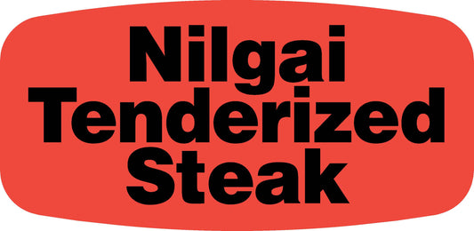 Nilgai Tenderized Steak Label