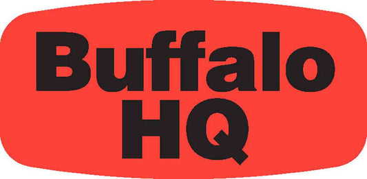 Buffalo HQ DayGlo Label - 10 MIN