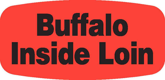 Buffalo Inside Loin DayGlo Label - 10 MIN