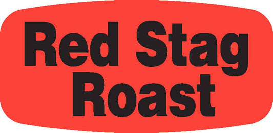 Red Stag Roast DayGlo Label - 10 MIN
