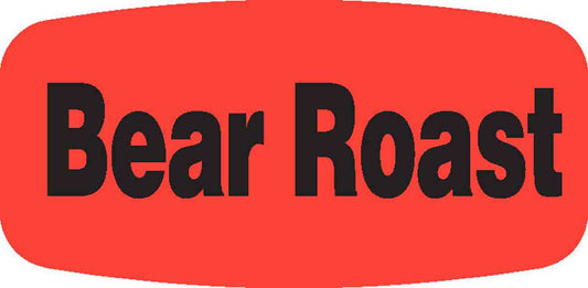 Bear Roast DayGlo Label - 10 MIN