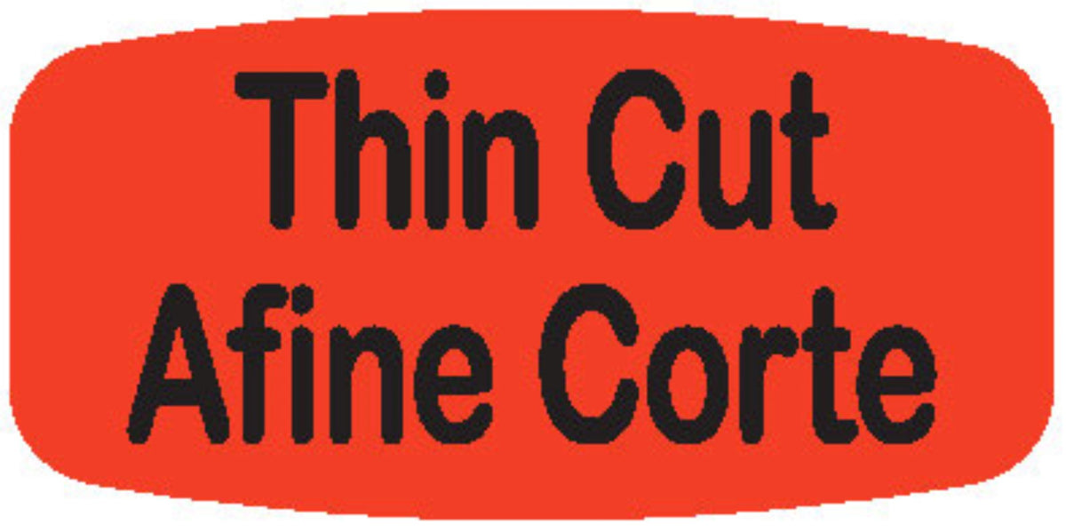 Thin Cut / Afine Corte Label