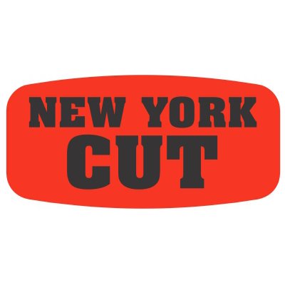 New York Cut DayGlo Label