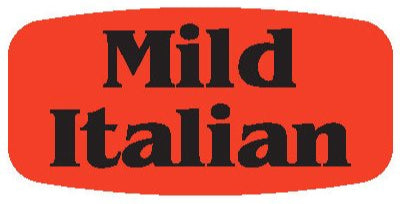 Mild Italian DayGlo Labels